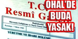 OHAL’DE  İFLAS ERTELEME YASAKLANDI