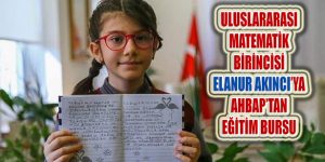 10 Yaşındaki Elanur Akıncı Uluslararası Matematik Yarışması Birincisi