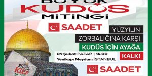 Büyük Kudüs Mitinginde ‘Asrın Anlaşması’nı Protesto