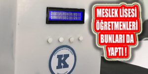 Öğretmenlerden ‘Dezenfekte Cihazı’ ve ‘Temassız Termometre’