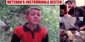 Erzurumlu Metehan’ın Videosuna Enstrümanla Eşlik Ettiler