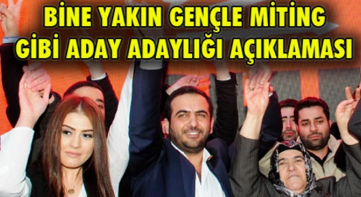 Recep Karakoç’tan Miting Gibi Adaylık Açıklaması‏